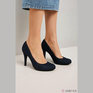 Guess Denim Sparkle Heels Size 9M